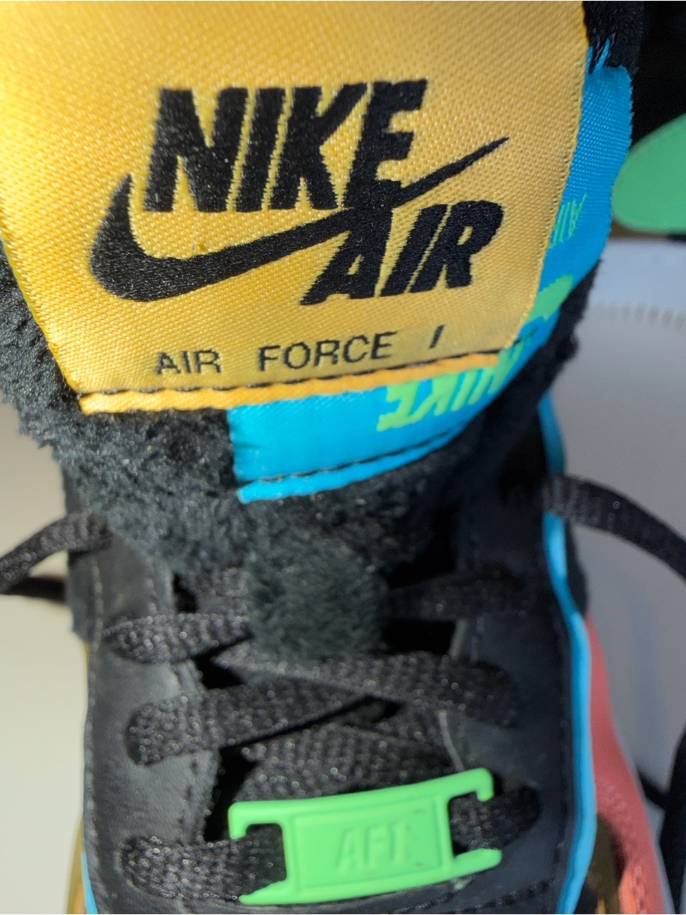 Nike Air Force 1 Shadow SE Solar Flare Atomic Pink Womens Sneaker Size 7 Multi - Picture 3 of 14